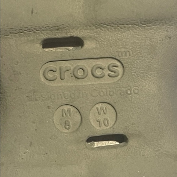 Crocs Echo Slide Tumbleweed Brown Mens 8 Womens 10 Slip On Sandals Slides Casual - Picture 6 of 6